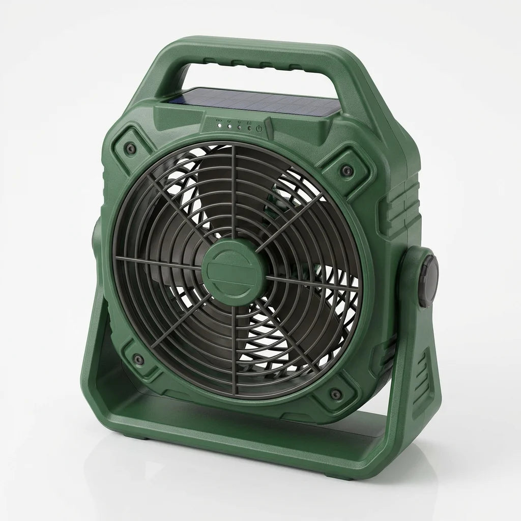 SolarX Portable Solar Fan | Outdoor & Power-Outage Airflow